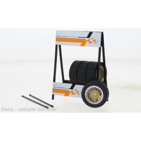 Tyre Rack Accessory Lada VFTS Set of 4 Wheels IXO 18SET024W
