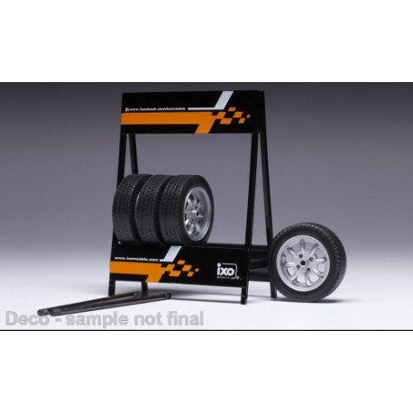 Tyre Rack Accessory Saab Set of 4 Wheels IXO 18SET022W