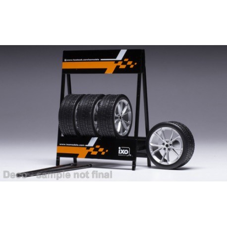 Tyre Rack Accessory Hyundai Set of 4 Wheels IXO 18SET020W