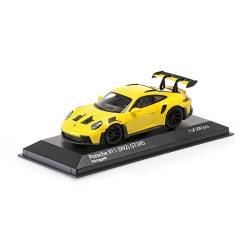 Porsche 911 992 GT3RS 2023 Yellow with Black wheels Minichamps 410062104