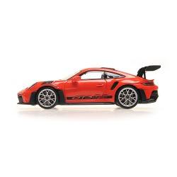 Porsche 911 992 GT3RS 2023 Red with Silver wheels and Black Decor Minichamps 410062102