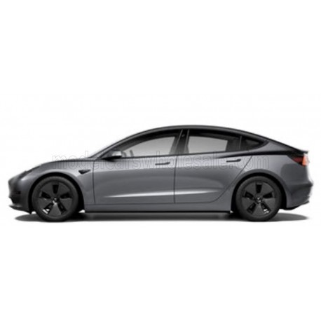 Tesla Model 3 2021 Midnight Silver Met LS Collectibles LS086E