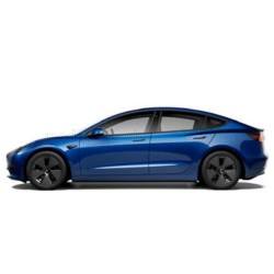 Tesla Model 3 2021 Deep Blue Met LS Collectibles LS086B
