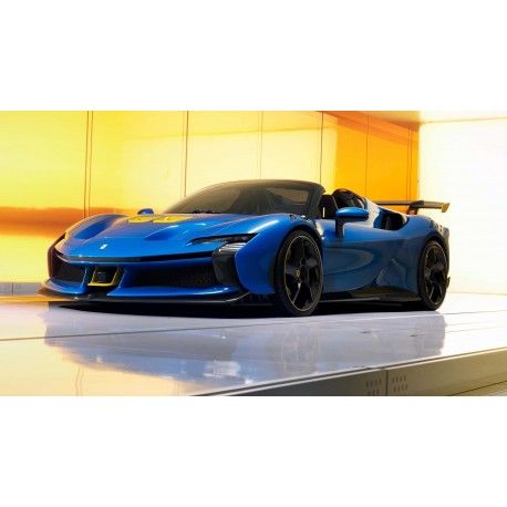 Ferrari SF90 XX Spider Azzuro Dino Looksmart LS552A
