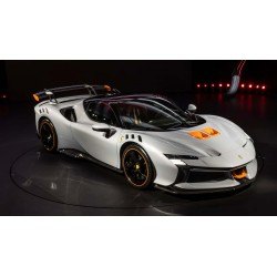 Ferrari SF90 XX Stradale Bianco Artico Looksmart LS551A