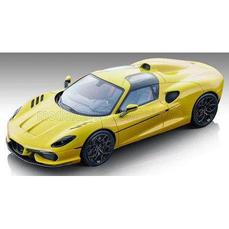Touring Superleggera Arese Rh95 Chassis and Engine F-12 2021 Yellow Tecnomodel TM18-268F