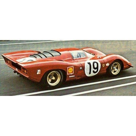 Ferrari 312P Coupe dirty version 19 24 Heures du Mans 1969 Top Marques TOP130BD