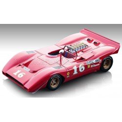 Ferrari 612 CanAm 16 3ème Mid Ohio 1969 Tecnomodel TM18-256C