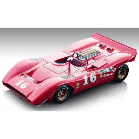 Ferrari 612 CanAm 16 3ème Mid Ohio 1969 Tecnomodel TM18-256C