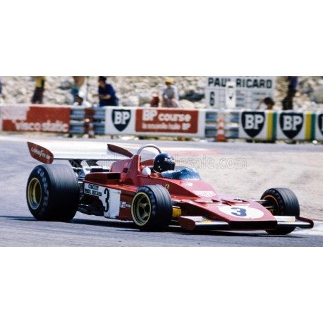 Ferrari 312B3 3 Jacky Ickx F1 5ème France 1973 GP Replicas GP43-042C