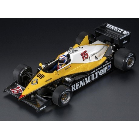 Renault RE40 15 Alain Prost F1 Winner Angleterre 1983 with driver GP Replicas GP143AWD