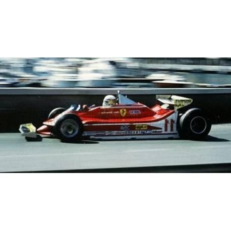 Ferrari 312T4 Short Tail 11 Jody Scheckter F1 Winner Monaco 1979 with driver Bburago BU180012