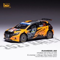 Hyundai I20N WRC2 25 Rallye de Suède 2023 Linnamae - Morgan IXO RAM895