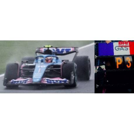 Alpine Renault A523 10 Pierre Gasly F1 3ème with pitboard Pays Bas 2023 Spark 18S960
