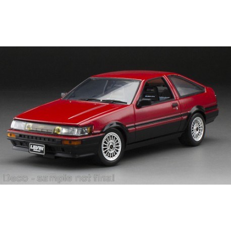 Toyota Corolla Levin AE86 1985 Red Black Sunstar SUN51002