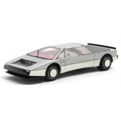 Aston Martin Bulldog Open Headlights Concept 1980 Silver Matrix MX50108-133