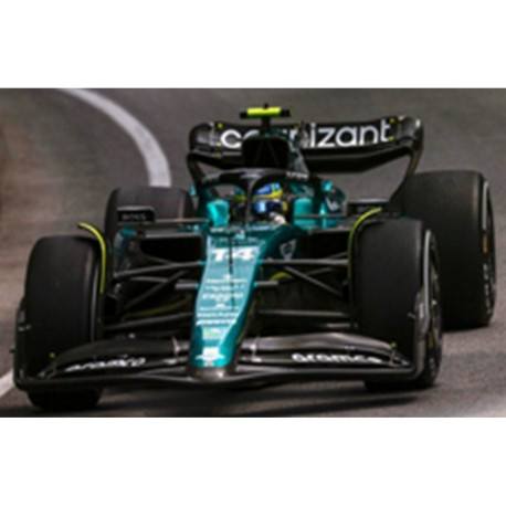 Aston Martin Mercedes AMR23 14 Fernando Alonso F1 2ème with pitboard Canada 2023 Spark S8597