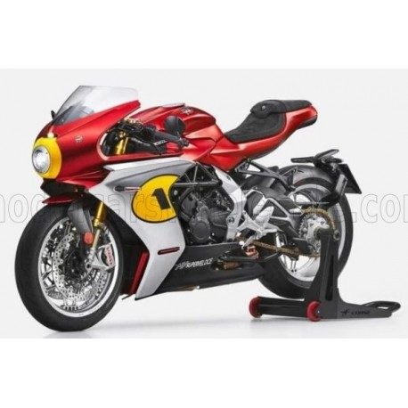 MV Agusta 800 Superveloce n1 Ago 2022 Matt Red Silver Black CM-Models CM18-SV800-03