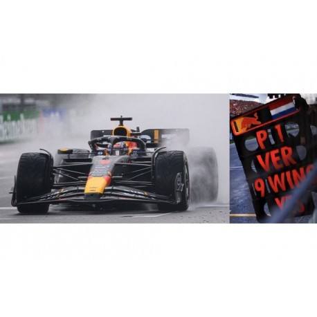 Red Bull RB19 1 Max Verstappen F1 Winner with pitboard Pays Bas 2023 Spark S8923