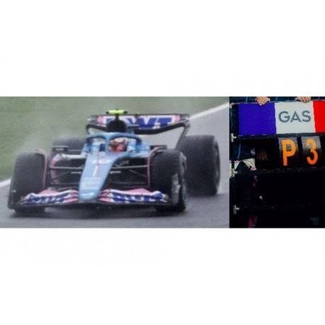 Alpine Renault A523 10 Pierre Gasly F1 3ème with pitboard Pays Bas 2023 Spark S8925