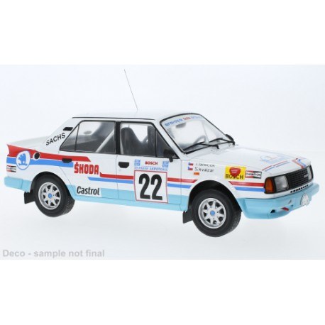 Skoda 130LR 22 Rallye de l'Acropole 1986 Kvaizar - Janecek IXO 18RMC157B