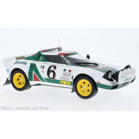 Lancia Stratos HF 6 Rallye Monte Carlo 1976 Waldegaard - Thorszelius IXO 18RMC162B