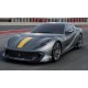 Ferrari 812 Competizione 2021 Grigio Coburn Yellow - Grey Met Bburago 18-01647
