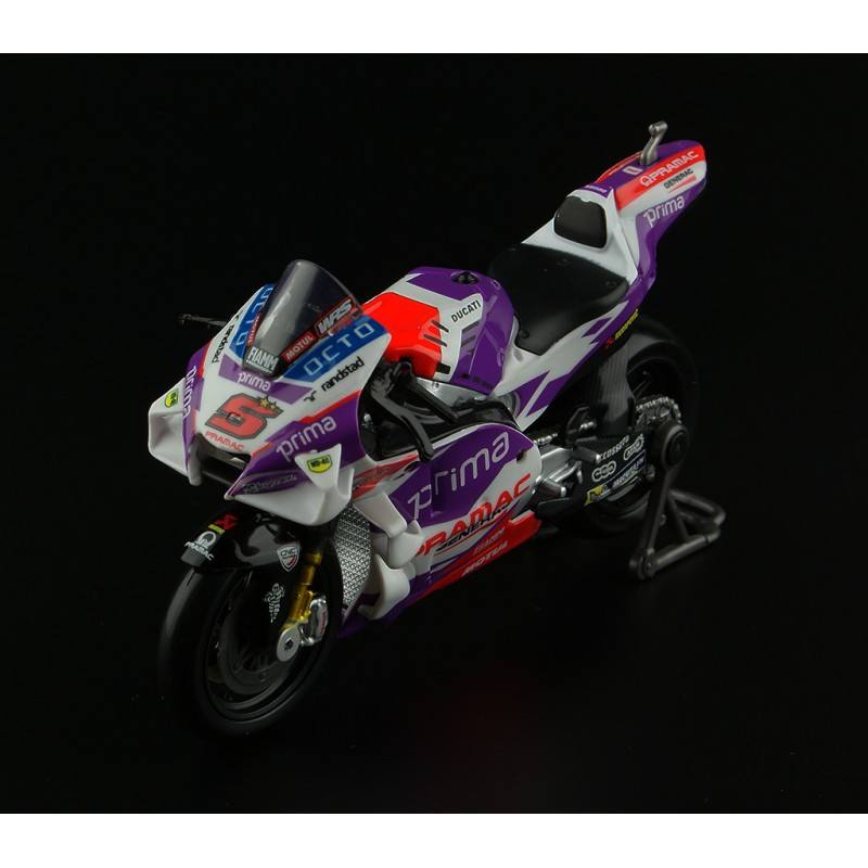 Maisto - Ducati Pramac #5 Johann Zarco - Moto GP Racing - Nouveauté FA 2022  - Miniature pour Enfants - Echelle 1/18 : : Jeux et Jouets