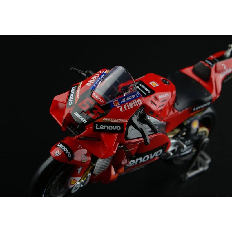 maisto - Maquette moto 1/18 Ducati Lenovo Team 2021 - Francesco Bagnaia