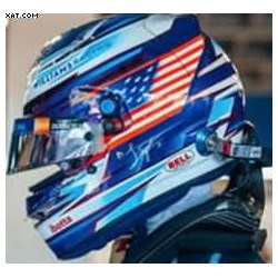 Casque Helmet 1/5 Logan Sargeant Williams GP F1 2023 Spark 5HF112