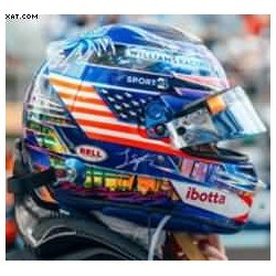 Casque Helmet 1/5 Logan Sargeant Williams GP Miami F1 2023 Spark 5HF115