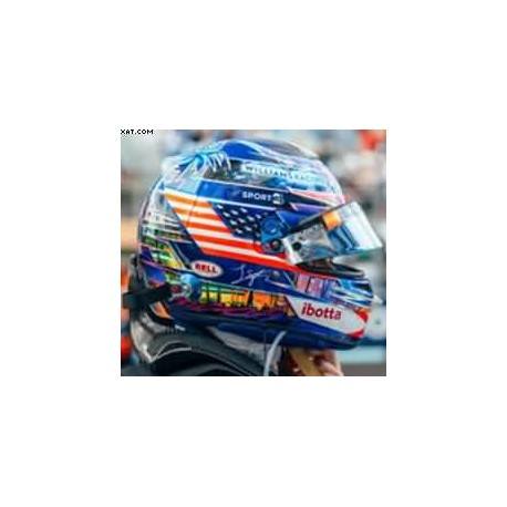 Casque Helmet 1/5 Logan Sargeant Williams GP Miami F1 2023 Spark 5HF115