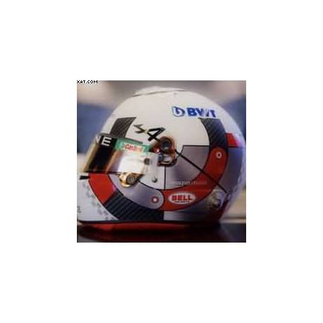 Casque Helmet 1/5 Esteban Ocon Alpine GP Belgique F1 2023 Spark 5HF117