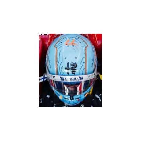 Casque Helmet 1/5 Valtteri Bottas Alfa Romeo GP Belgique F1 2023 Spark 5HF122