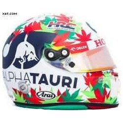 Casque Helmet 1/5 Yuki Tsunoda Alpha Tauri GP Italie F1 2023 Spark 5HF123