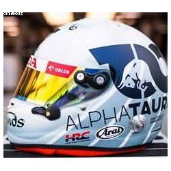 Casque Helmet 1/5 Yuki Tsunoda Alpha Tauri GP Singapour F1 2023 Spark 5HF130