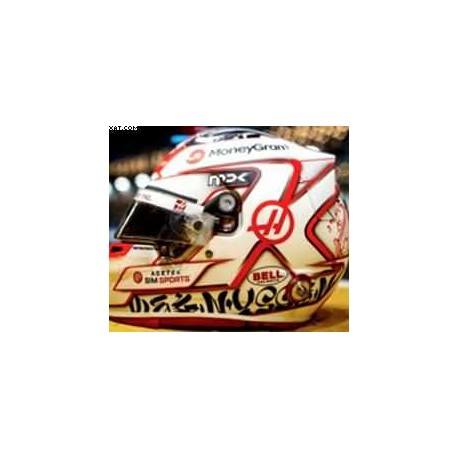 Casque Helmet 1/5 Kevin Magnussen Haas GP Singapour F1 2023 Spark 5HF132