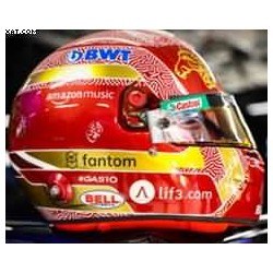 Casque Helmet 1/5 Pierre Gasly Alpine GP Qatar F1 2023 Spark 5HF135