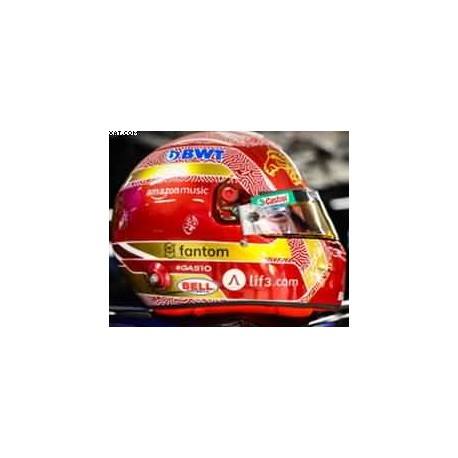 Casque Helmet 1/5 Pierre Gasly Alpine GP Qatar F1 2023 Spark 5HF135