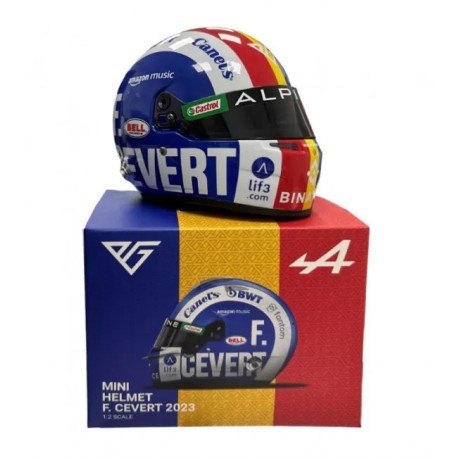 Casque Helmet 1/2 Pierre Gasly Alpine GP USA F1 2023 Bell HELGAS23USA
