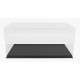 Boitier Vitrine Display Box 1/12 base en cuir synthétique noir LuxBox LBX12001A