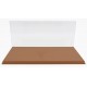 Boitier Vitrine Display Box 1/12 base en cuir synthétique beige LuxBox LBX12001C