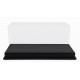 Boitier Vitrine Display Box 1/43 base en cuir synthétique noir LuxBox LBX43001