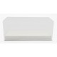 Boitier Vitrine Display Box 1/43 base en cuir synthétique blanc LuxBox LBX43004