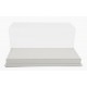 Boitier Vitrine Display Box 1/43 base en cuir synthétique blanc LuxBox LBX43004