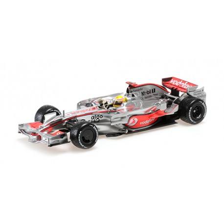 McLaren Mercedes MP4/23 22 F1 World Champion Grand Prix du Brésil 2008 Lewis Hamilton Minichamps 530081832