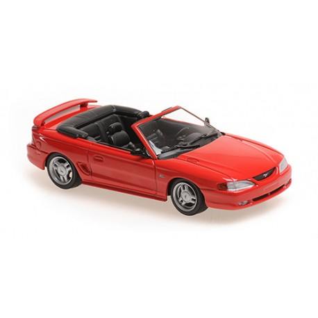 Ford Mustang Cabriolet 1994 Red Minichamps 940085630
