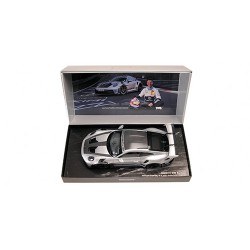 Porsche 911 992 GT3 RS 2022 Silver Weissach Package Black Deco Wheels Minichamps 110062020