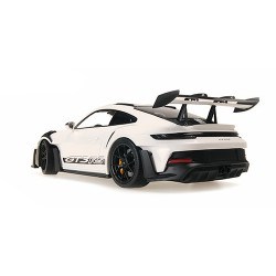 Porsche 911 992 GT3 RS 2023 White with Black Wheels and Deco Minichamps 155062230