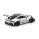 Porsche 911 992 GT3 RS 2023 White with Black Wheels and Deco Minichamps 155062230